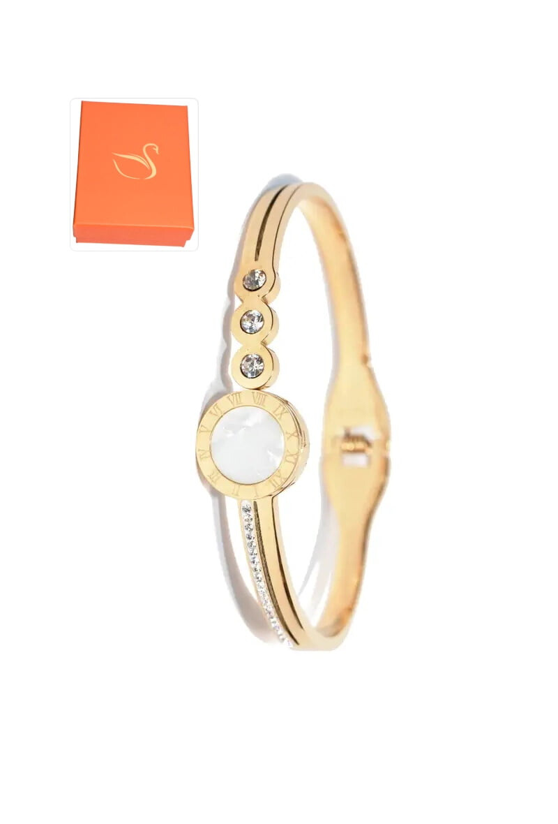 Wholesaler Emma Fantaisies - Gift box with Roman numeral bangle