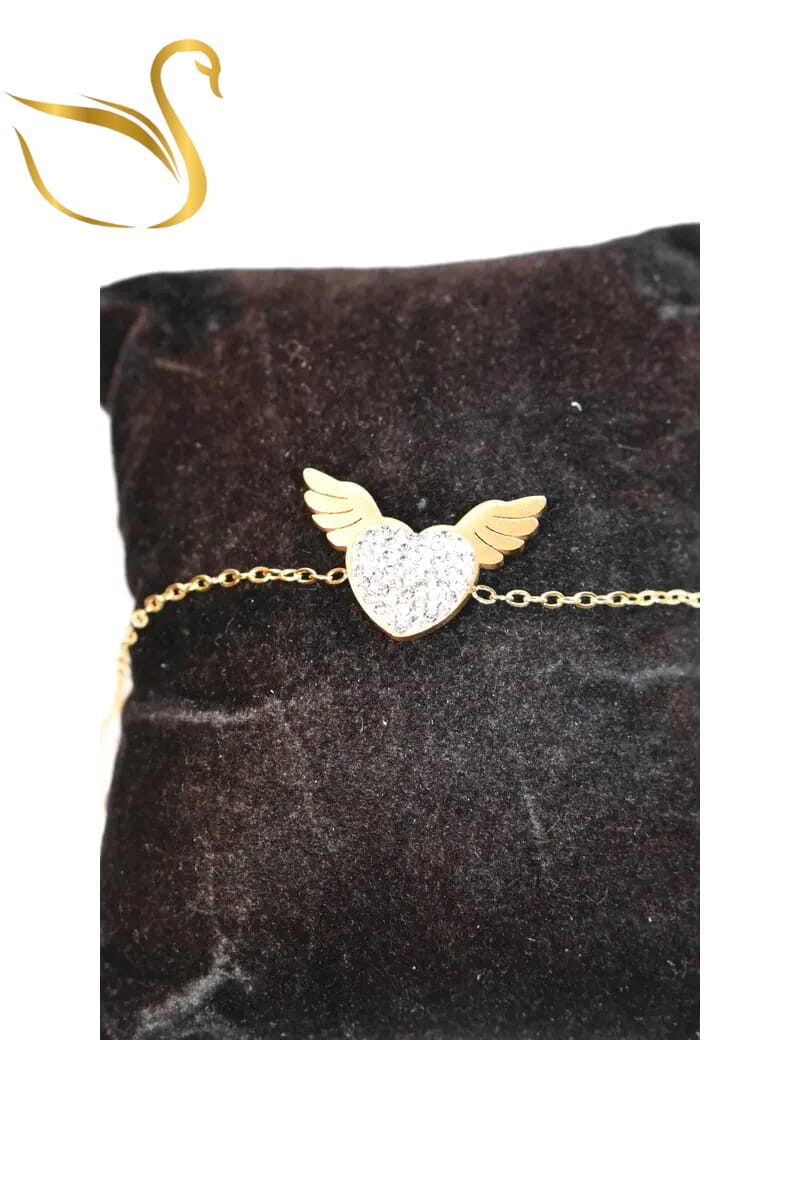 Grossiste Emma Fantaisies - Bracelet coeur Or