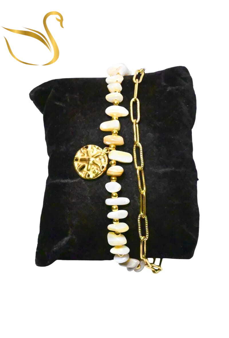 Grossiste Emma Fantaisies - Bracelet breloque étoile Or