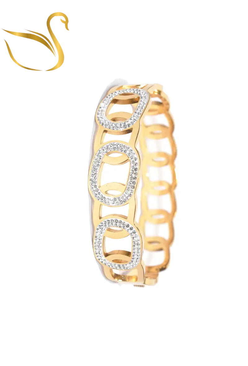 Grossiste Emma Fantaisies - Jonc bracelet Or