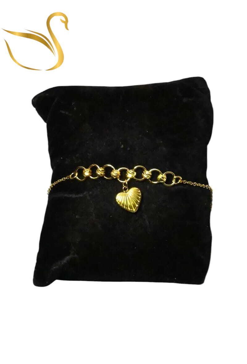 Grossiste Emma Fantaisies - Bracelet coeur Or