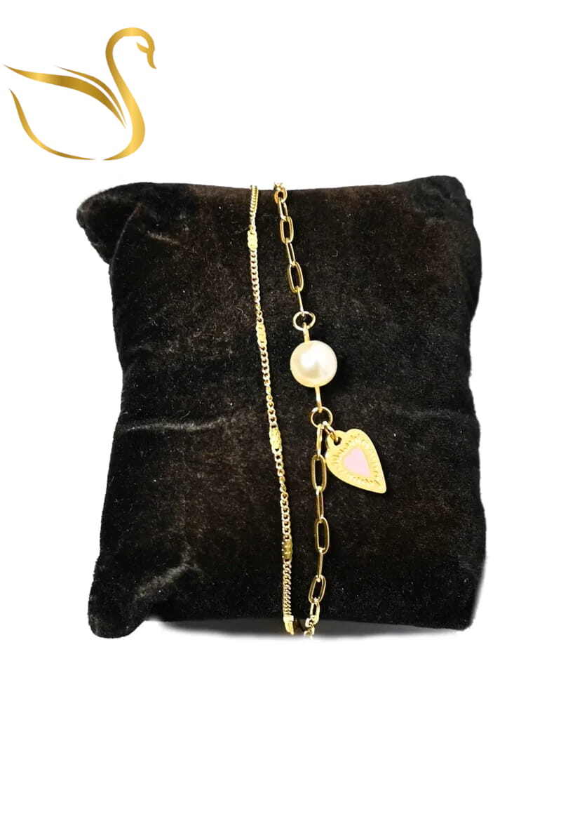 Grossiste Emma Fantaisies - Bracelet coeur Or