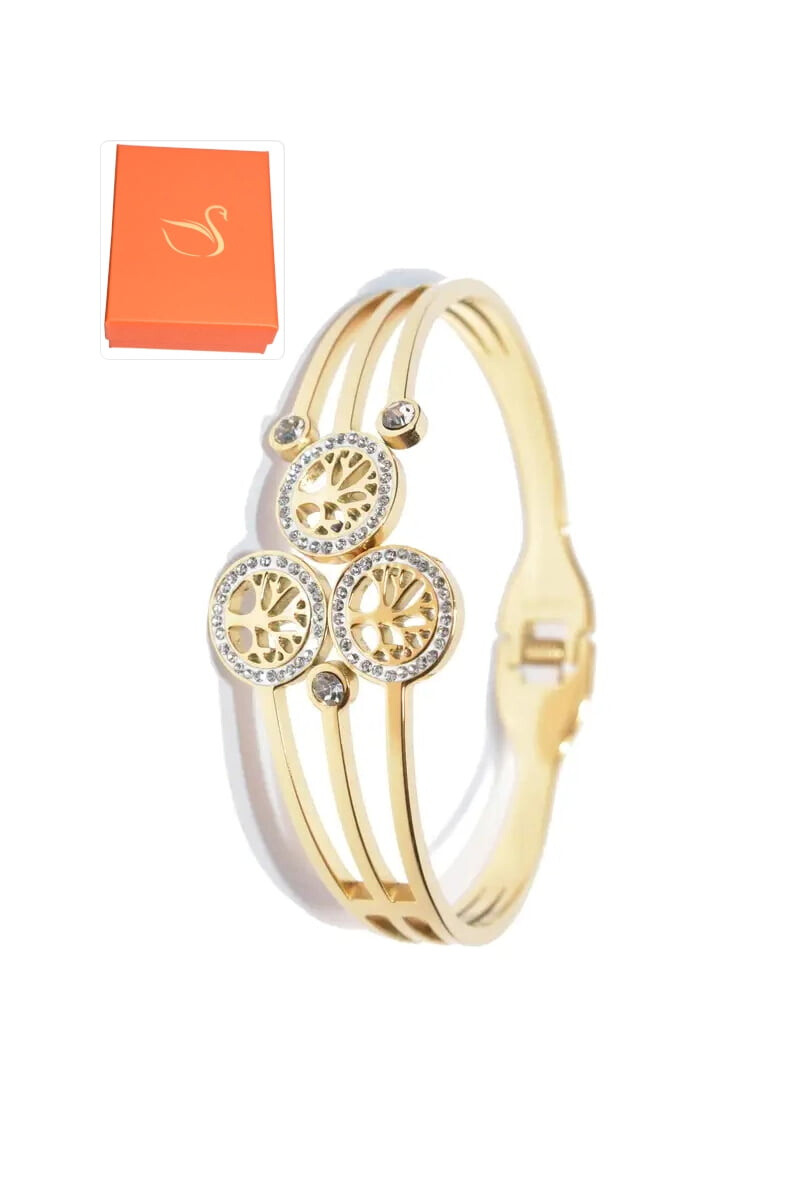 Wholesaler Emma Fantaisies - Gift box tree of life bangle