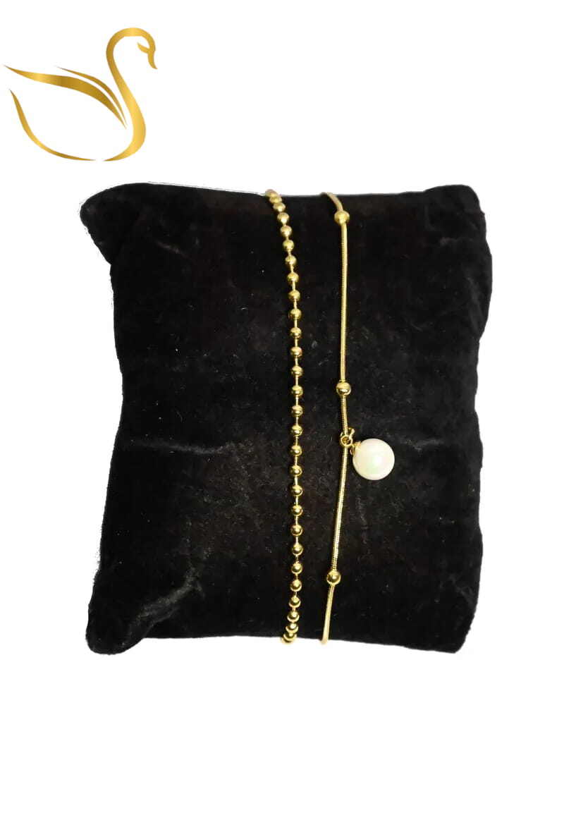 Grossiste Emma Fantaisies - Bracelet perle Or