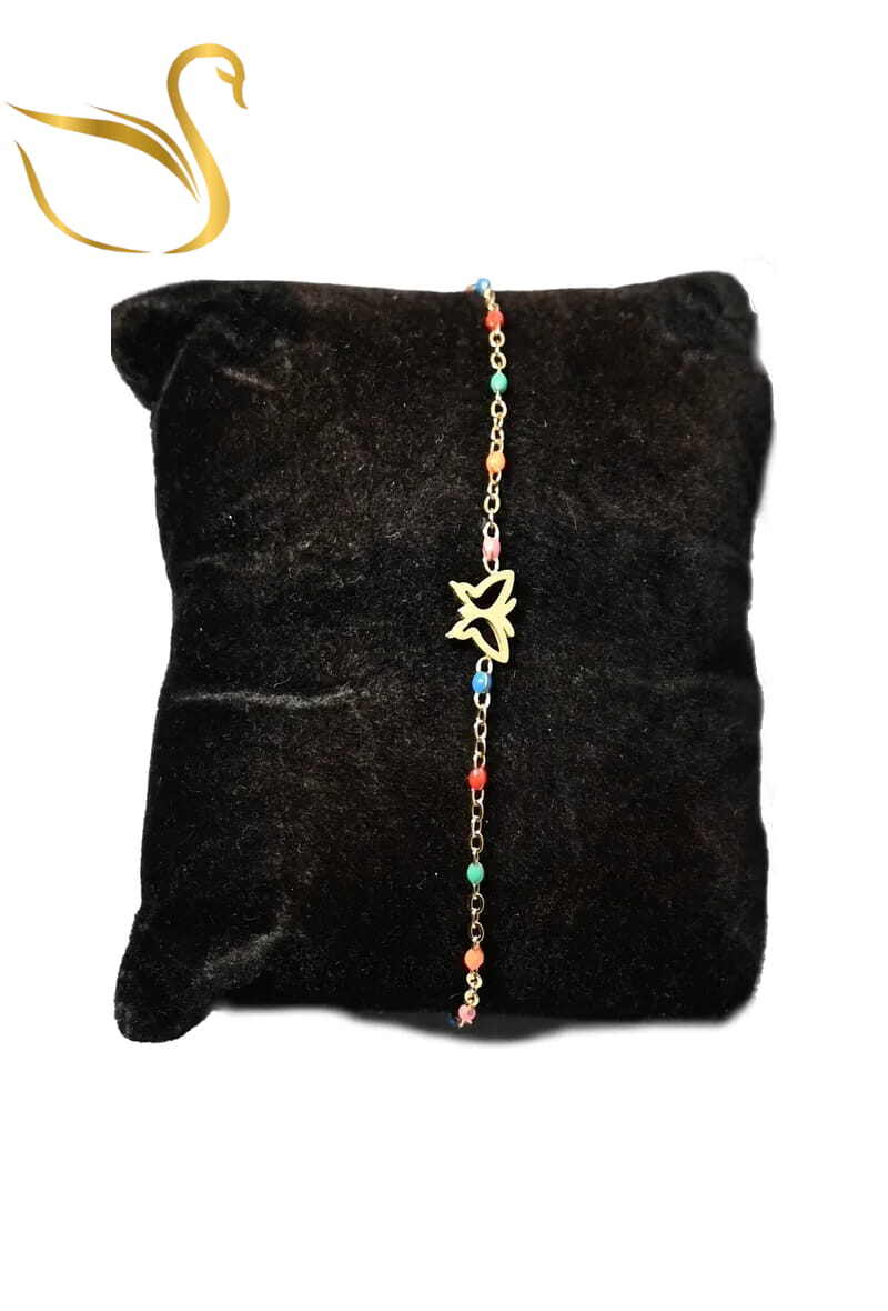 Grossiste Emma Fantaisies - Bracelet papillon Or