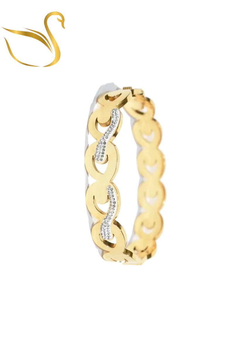 Grossiste Emma Fantaisies - Jonc bracelet Or