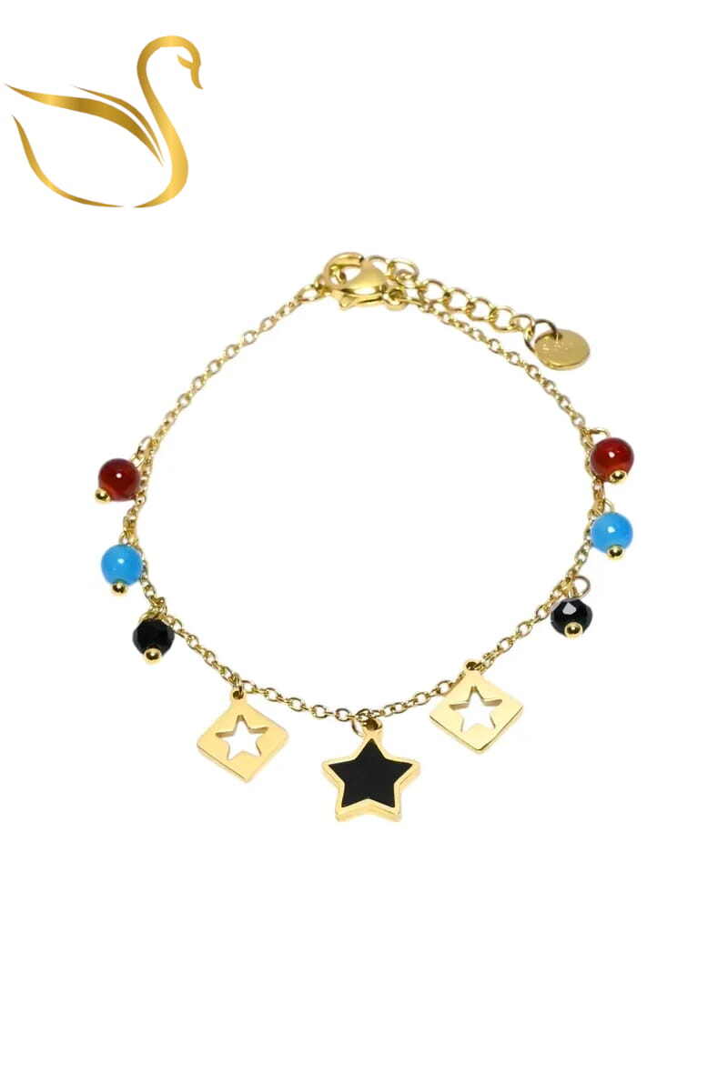 Grossiste Emma Fantaisies - Bracelet étoile Or
