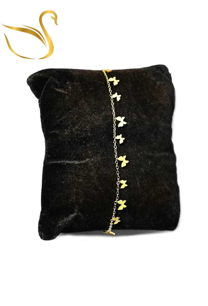 Grossiste Emma Fantaisies - Bracelet papillon Or