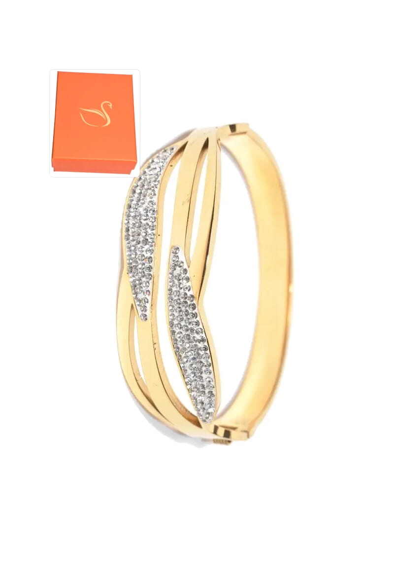 Grossiste Emma Fantaisies - Coffret cadeaux jonc bracelet Or