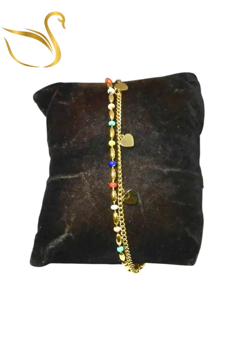 Grossiste Emma Fantaisies - Bracelet coeur Or