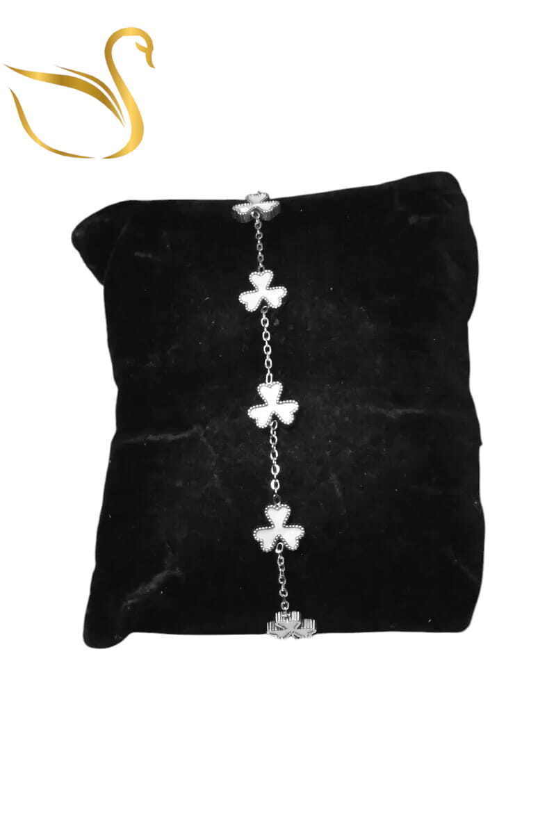 Grossiste Emma Fantaisies - Bracelet fleur Argent