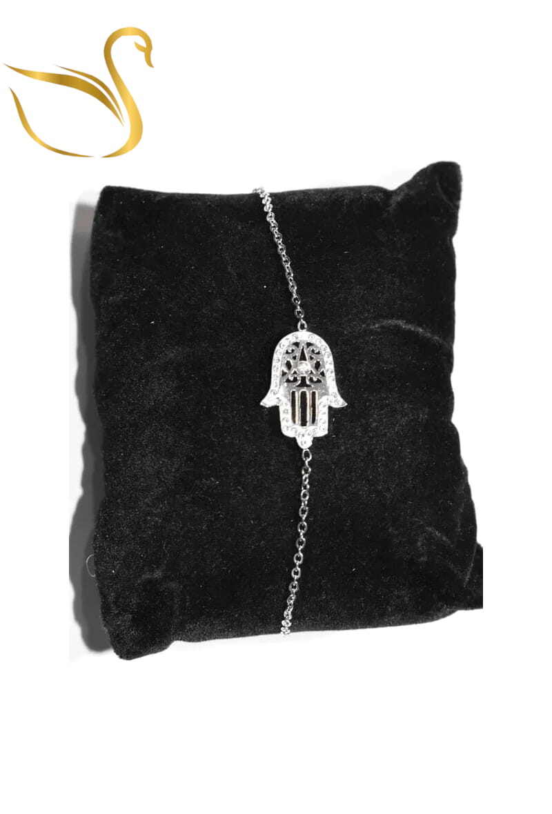 Grossiste Emma Fantaisies - Bracelet main de Fatma Argent