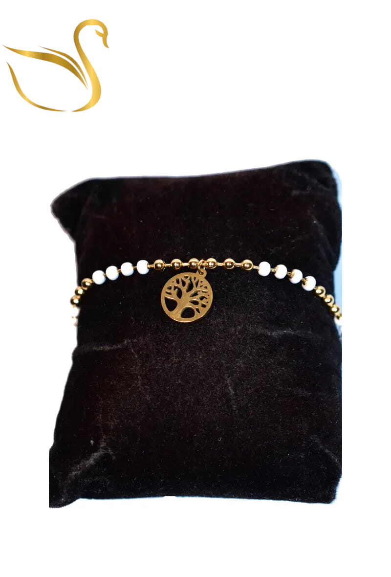 Grossiste Emma Fantaisies - Bracelet arbre de la vie Or