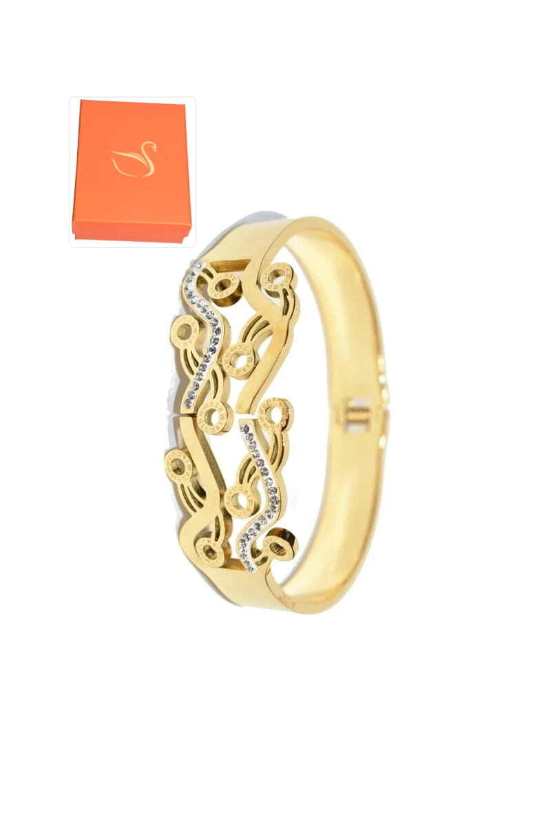 Grossiste Emma Fantaisies - Coffret cadeaux jonc bracelet Or