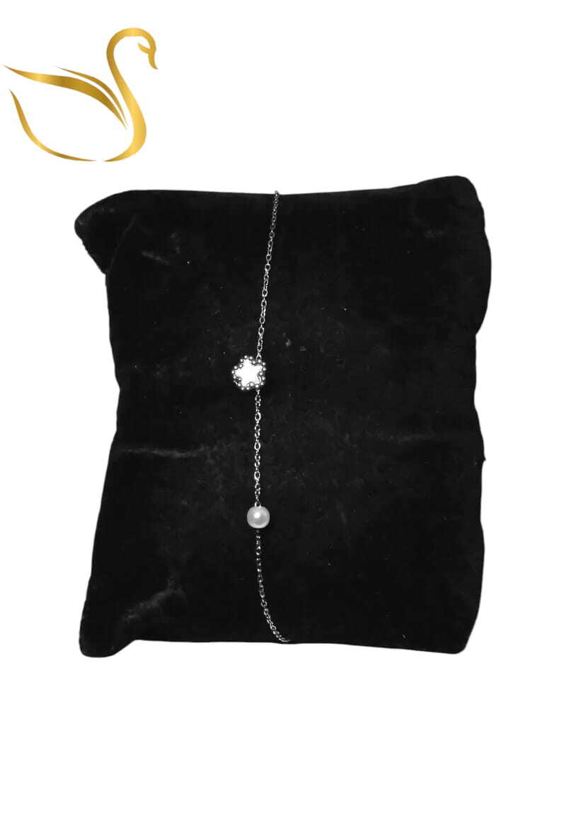 Grossiste Emma Fantaisies - Bracelet fleur Argent