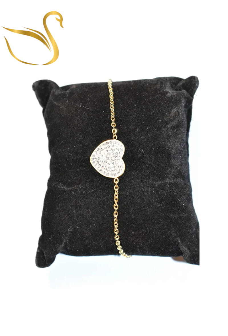 Grossiste Emma Fantaisies - Bracelet Coeur Or