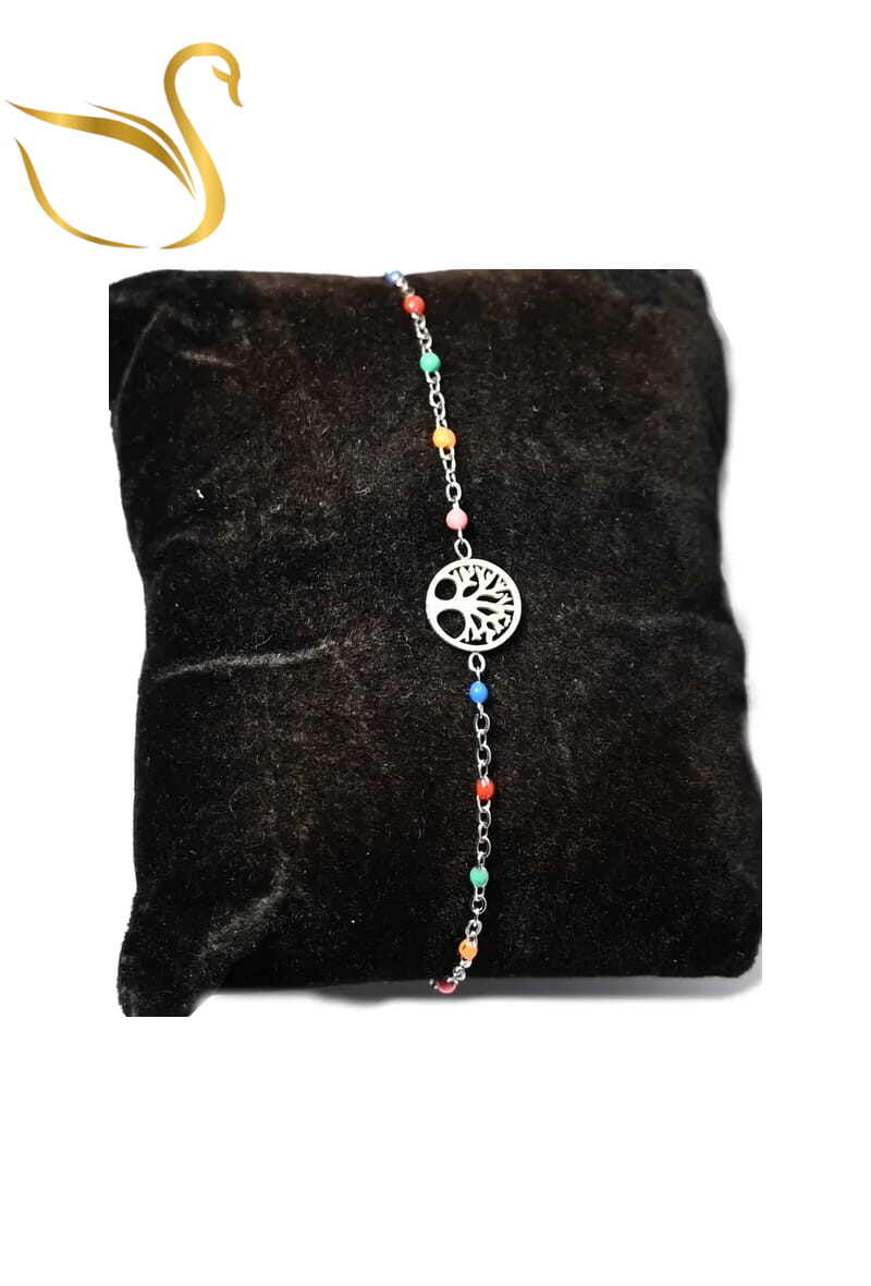Grossiste Emma Fantaisies - Bracelet arbre de la vie Argent