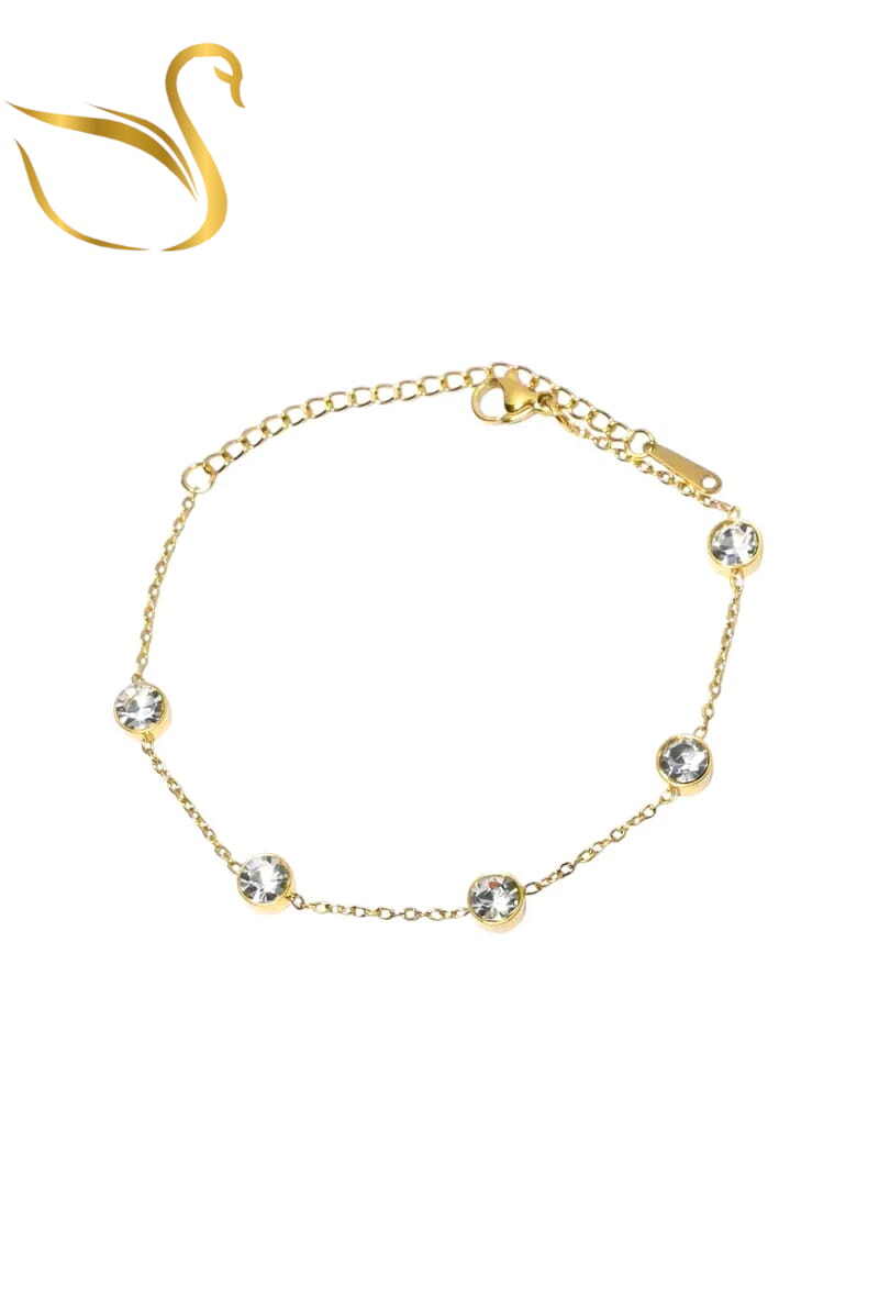 Grossiste Emma Fantaisies - Bracelet diams Or