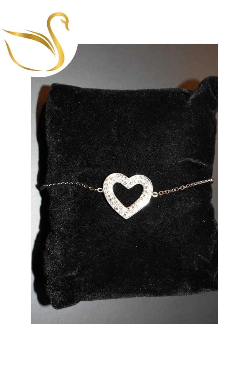 Grossiste Emma Fantaisies - Bracelet coeur Argent