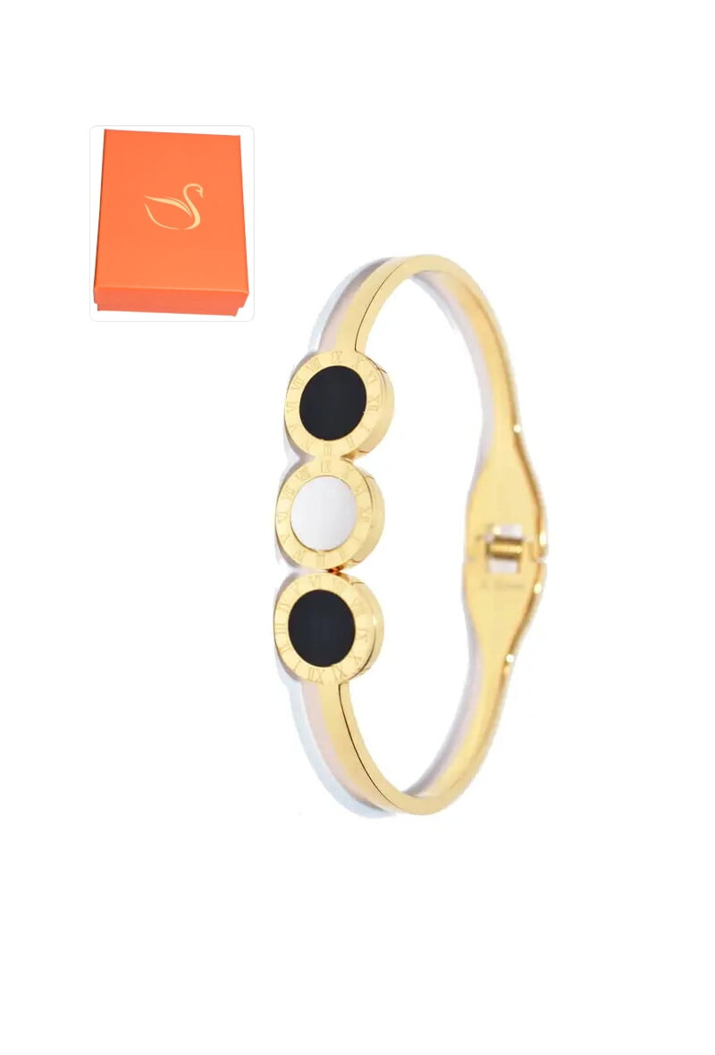 Wholesaler Emma Fantaisies - Gift box with Roman numeral bangle