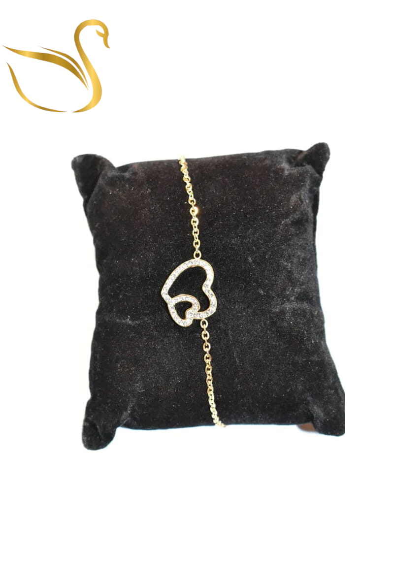 Grossiste Emma Fantaisies - Bracelet Coeur Or