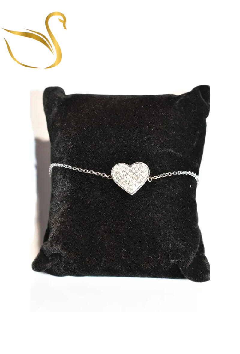 Grossiste Emma Fantaisies - Bracelet Coeur Argent