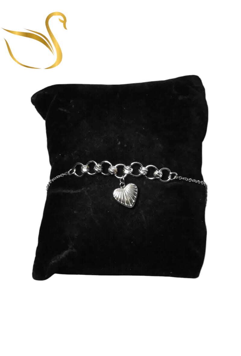 Grossiste Emma Fantaisies - Bracelet coeur Argent