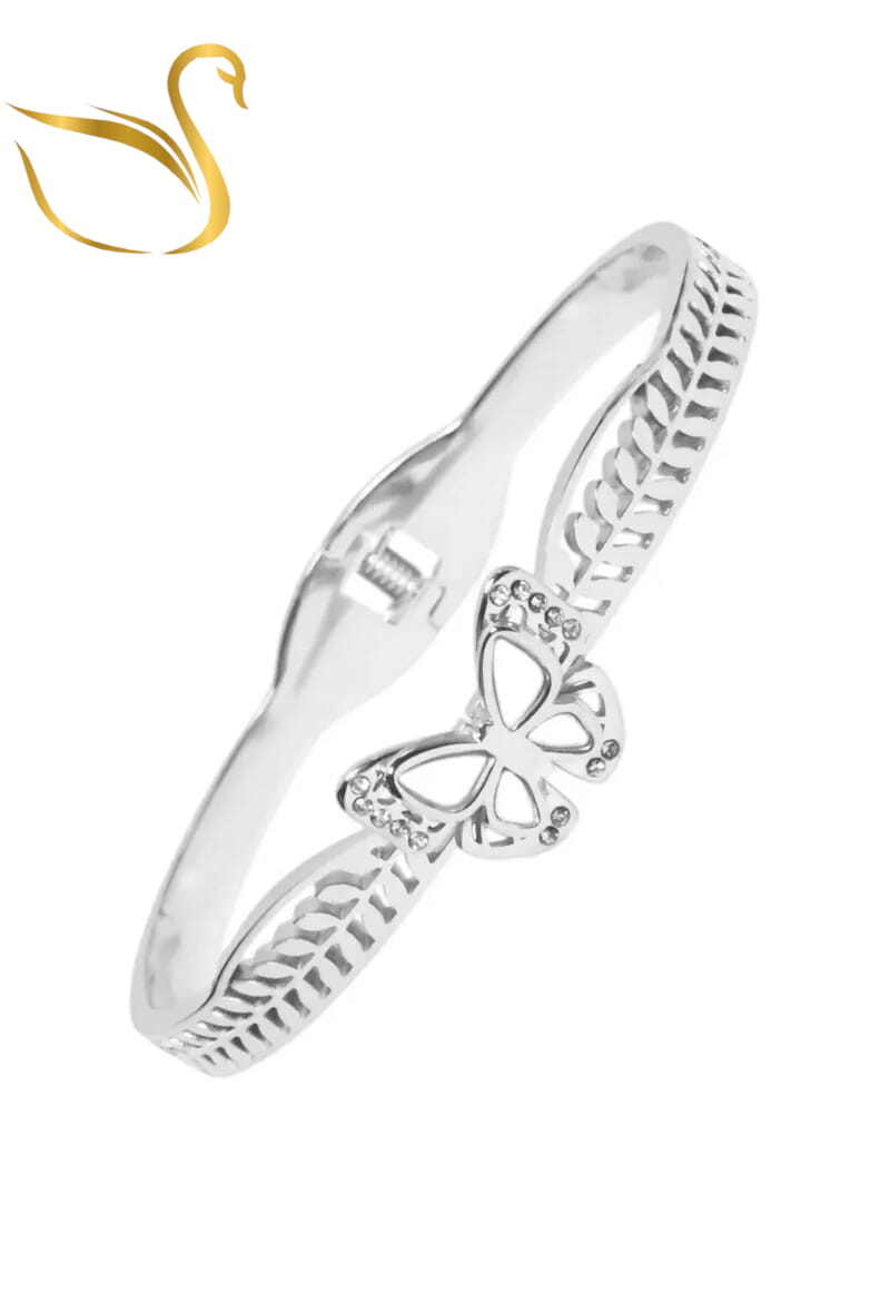 Grossiste Emma Fantaisies - Jonc papillon Argent