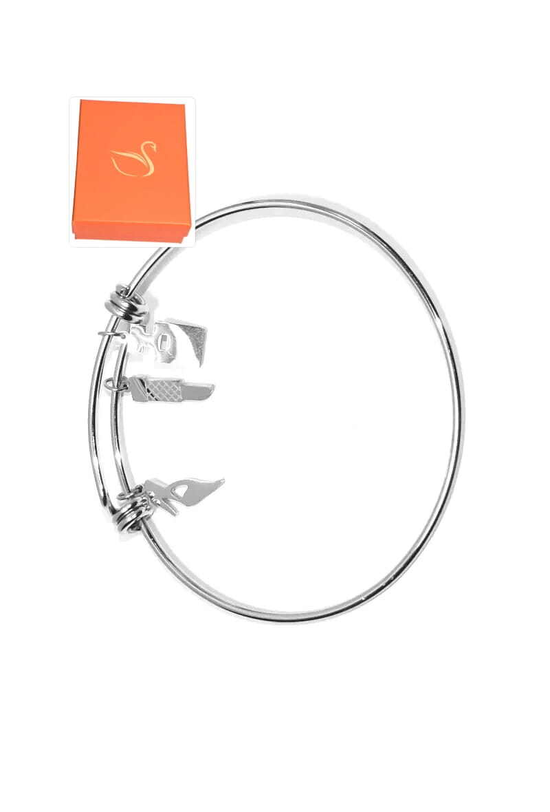 Grossiste Emma Fantaisies - Coffret cadeaux jonc escarpin Argent