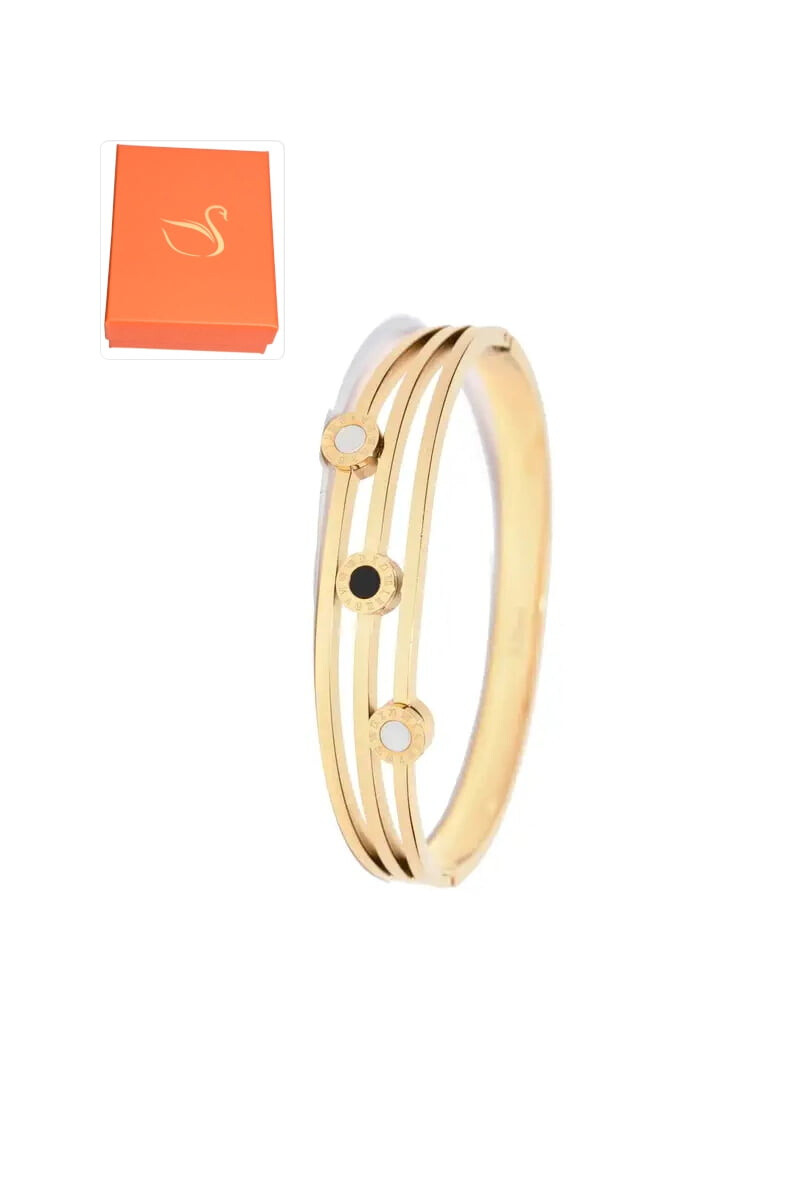 Wholesaler Emma Fantaisies - Gift box bangle circle Roman numeral