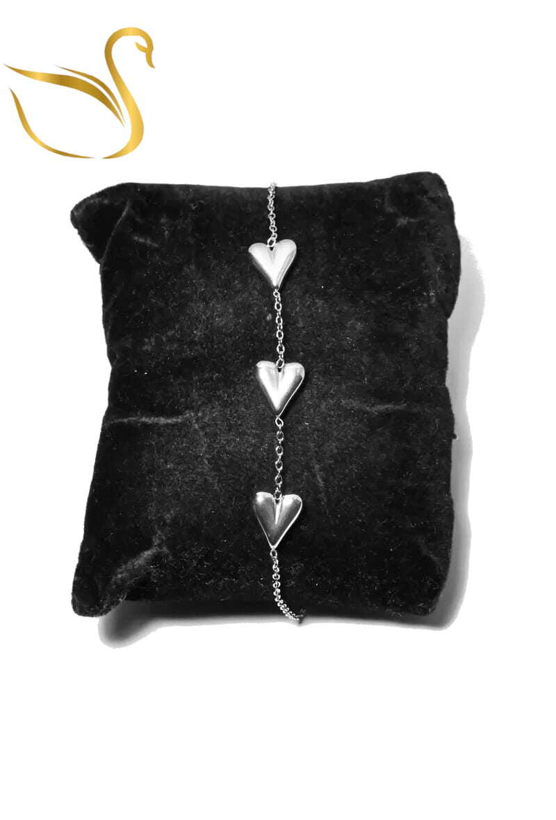 Grossiste Emma Fantaisies - Bracelet coeur Argent