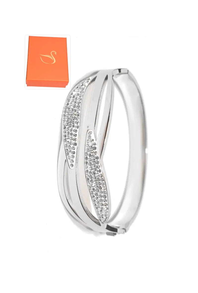 Grossiste Emma Fantaisies - Coffret cadeaux jonc bracelet Argent