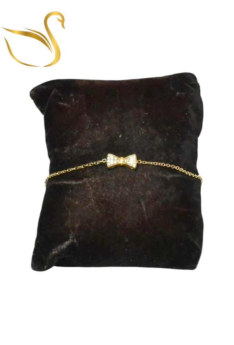 Grossiste Emma Fantaisies - Bracelet noeud papillon Or