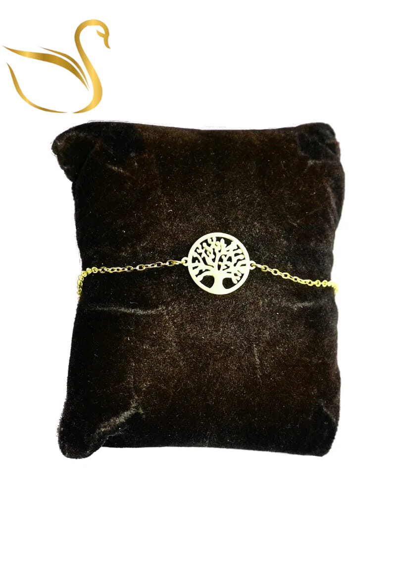 Grossiste Emma Fantaisies - Bracelet arbre de la vie Or