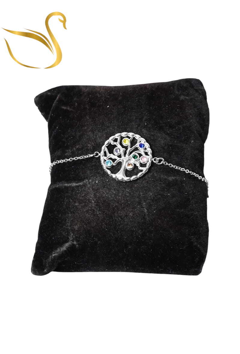 Grossiste Emma Fantaisies - Bracelet arbre de la vie Argent
