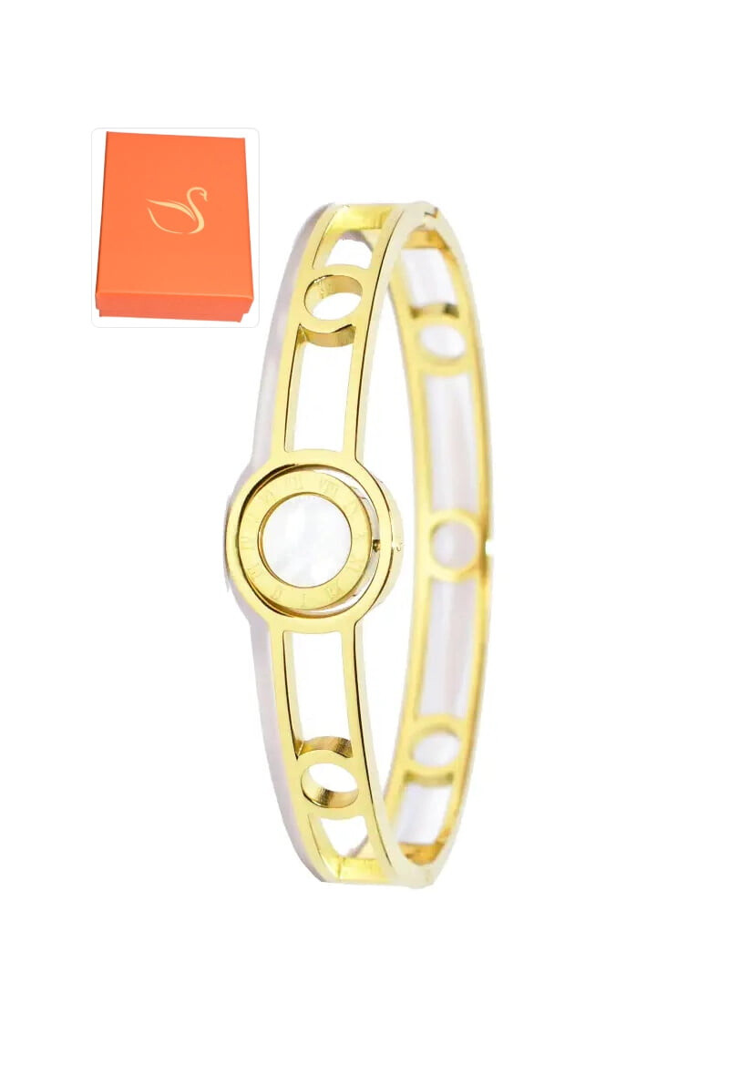 Wholesaler Emma Fantaisies - Gift box with Roman numeral bangle