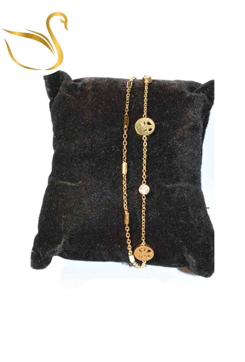 Grossiste Emma Fantaisies - Bracelet arbre de la vie Or