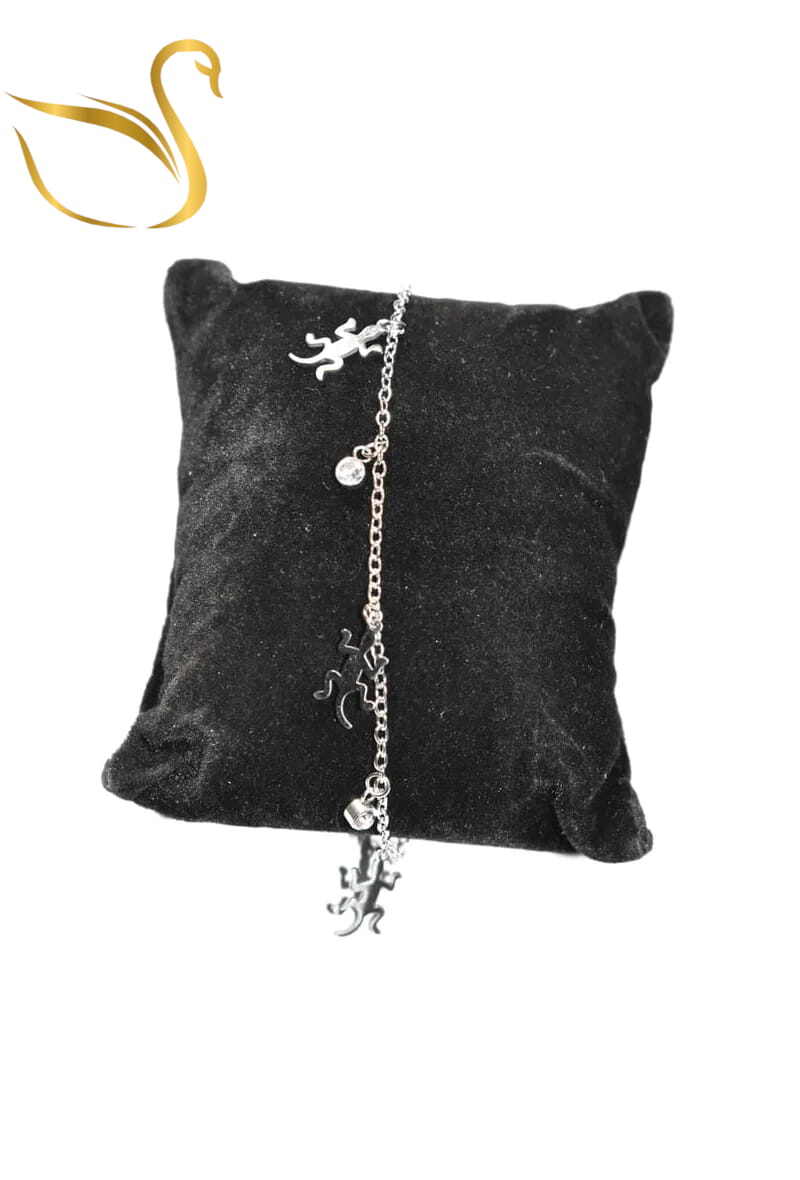 Grossiste Emma Fantaisies - Bracelet lézard Argent