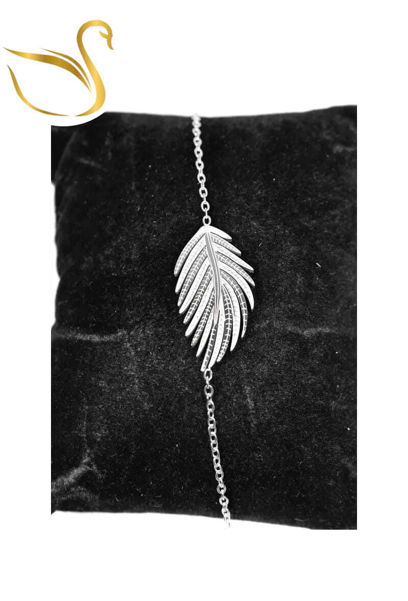 Grossiste Emma Fantaisies - Bracelet feuille de la vie Argent