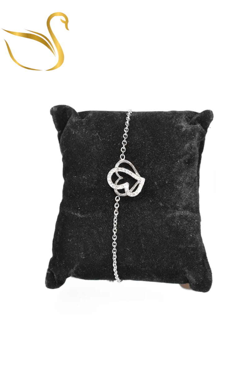 Grossiste Emma Fantaisies - Bracelet Coeur Argent