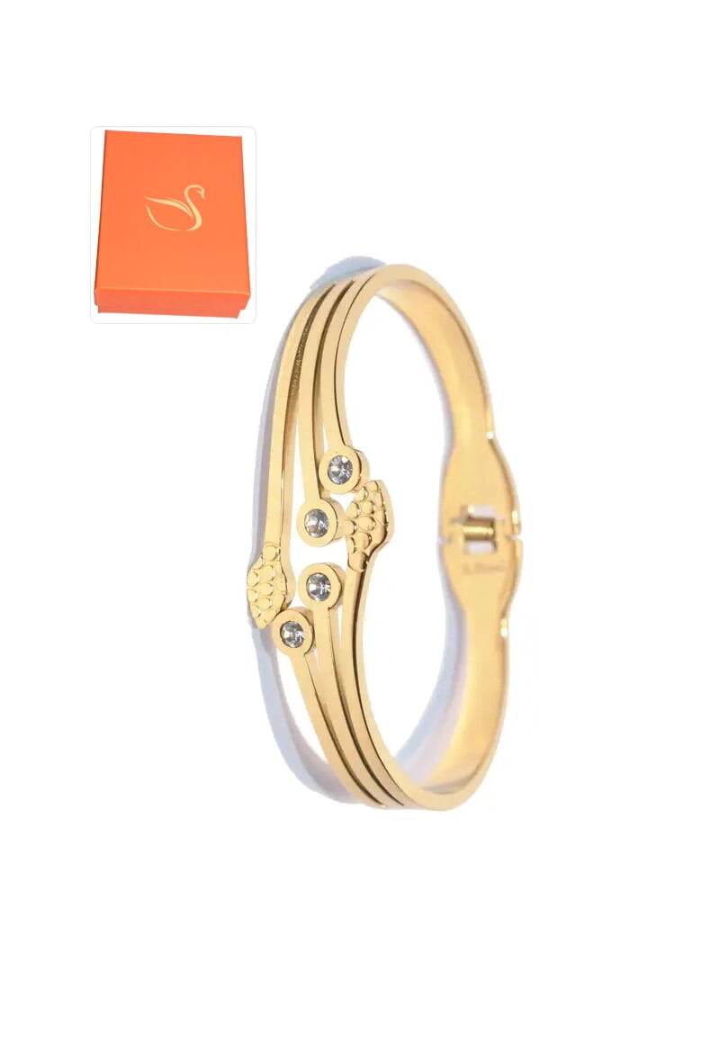 Wholesaler Emma Fantaisies - Gift box with life leaf bangle