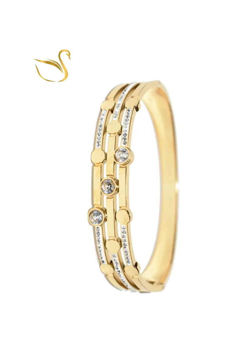 Grossiste Emma Fantaisies - Jonc bracelet Or