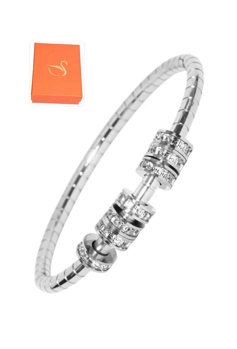 Grossiste Emma Fantaisies - Coffret jonc cadeaux anneaux Argent
