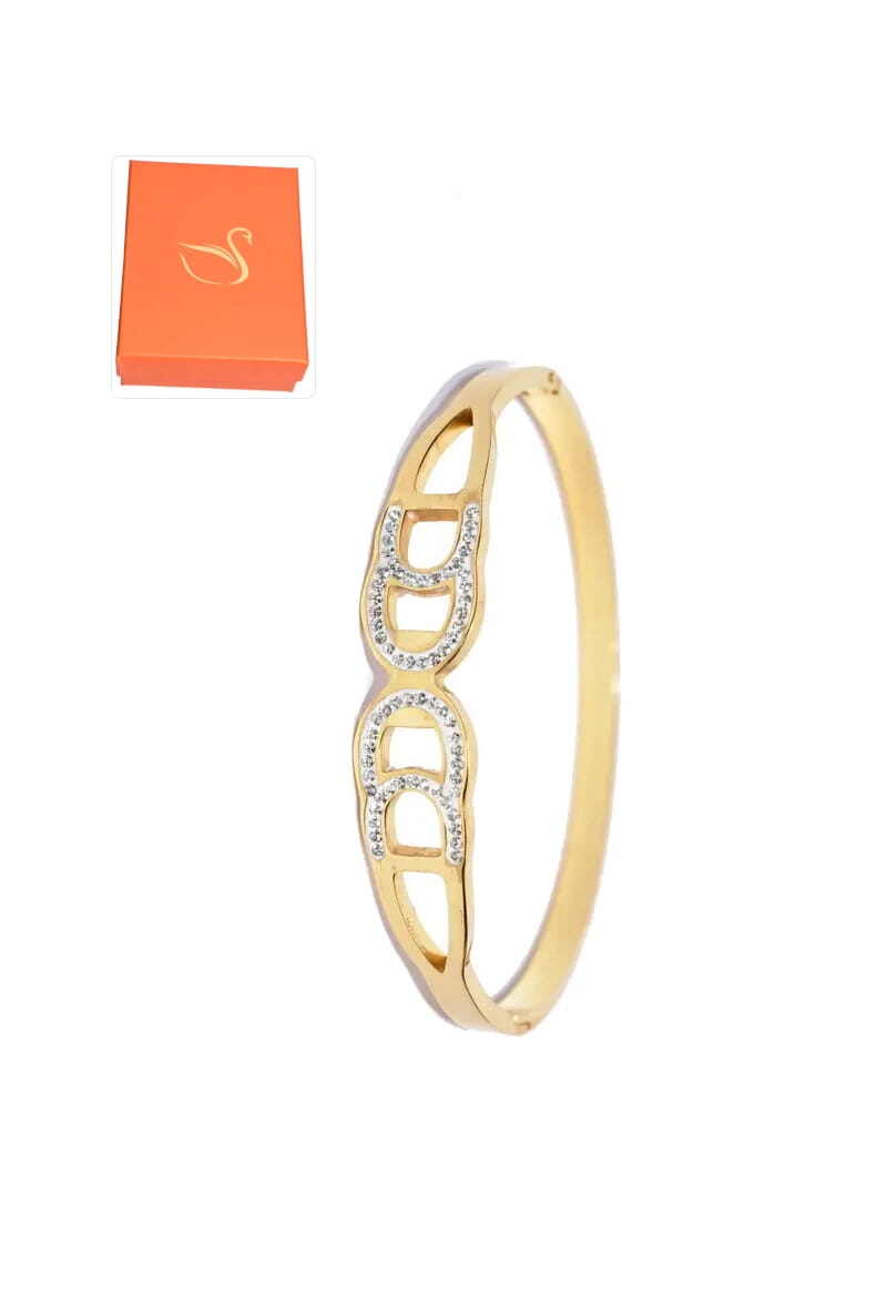 Grossiste Emma Fantaisies - Coffret cadeaux jonc bracelet Or