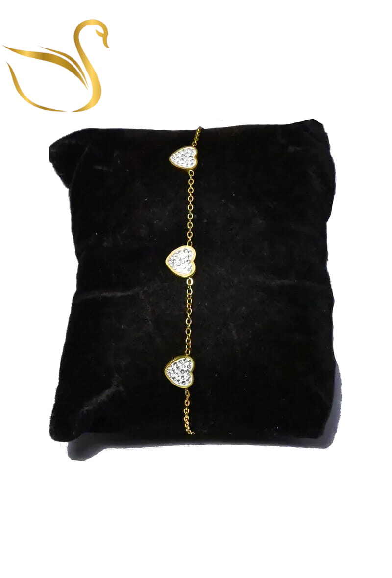 Grossiste Emma Fantaisies - Bracelet coeur Or