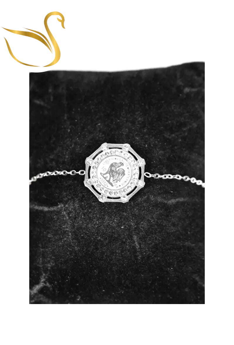Grossiste Emma Fantaisies - Bracelet coq reine liberté fraternité égalite Argent
