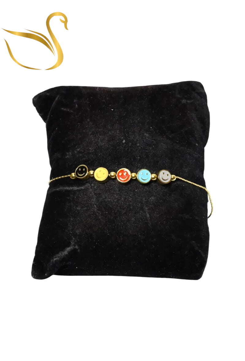 Grossiste Emma Fantaisies - Bracelet smile Or