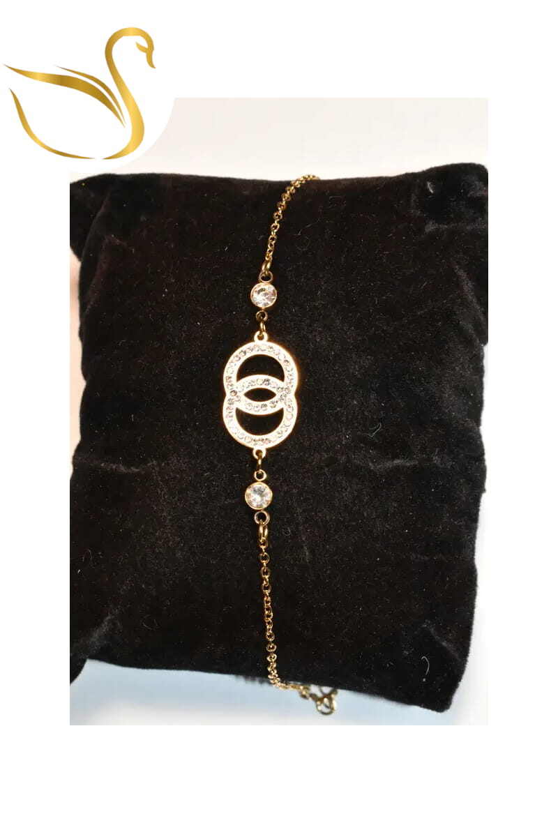 Grossiste Emma Fantaisies - Bracelet infini Or