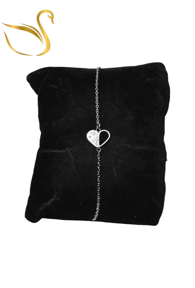 Grossiste Emma Fantaisies - Bracelet coeur Argent