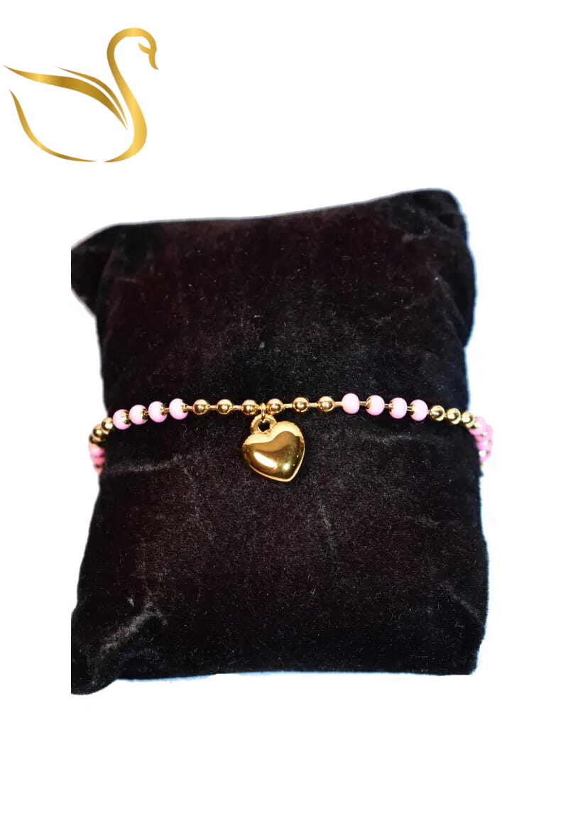 Grossiste Emma Fantaisies - Bracelet Coeur Or